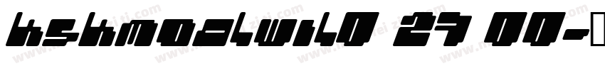 KSKMOALWIL0 27 00字体转换